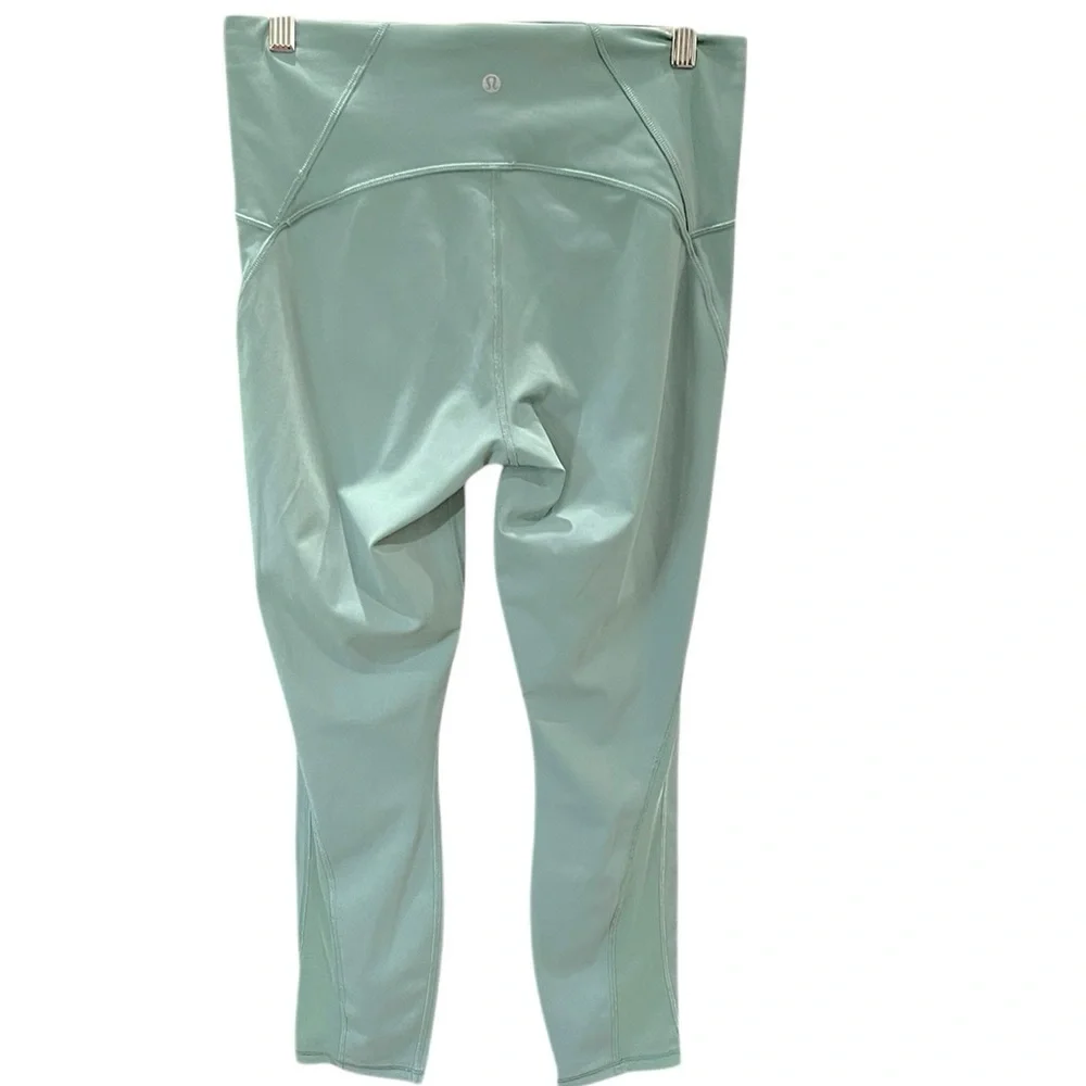 Lululemon Train Times 7/8 Pant Legging 25” Inseam SZ 10 Celedon Green